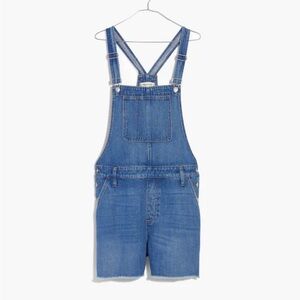 Madewell Blue Denim Overalls